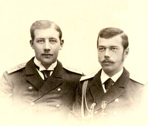 Принц Георг и Цесаревич Николай